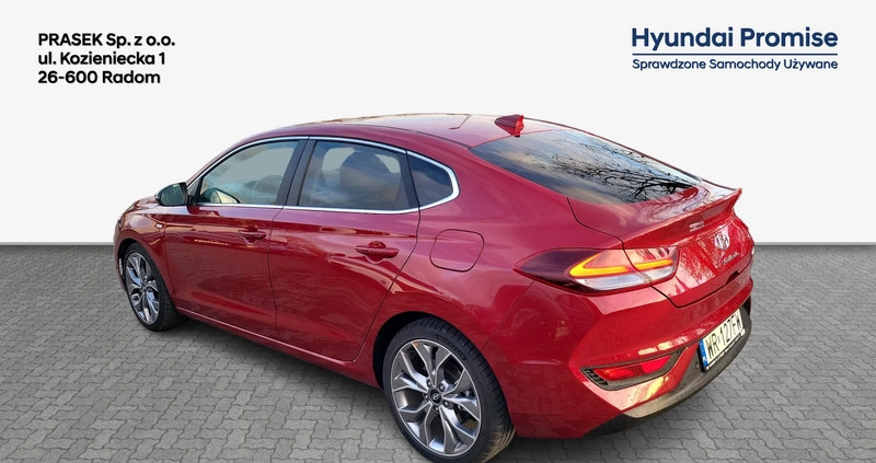 Hyundai I30 cena 112400 przebieg: 11800, rok produkcji 2022 z Czaplinek małe 232